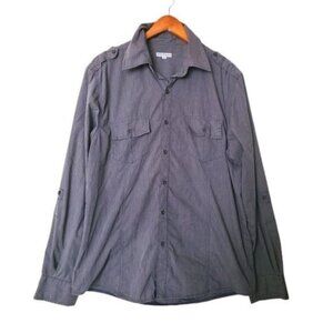 Twilight Indigo Chambray Shirt Mens‎ XL Pockets But